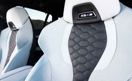 2020 BMW X6 M Competition (Color: Ametrine Metallic; US-Spec) Interior Seats Wallpapers 450x275 (107)