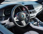 2020 BMW X6 M Competition (Color: Ametrine Metallic; US-Spec) Interior Steering Wheel Wallpapers 150x120