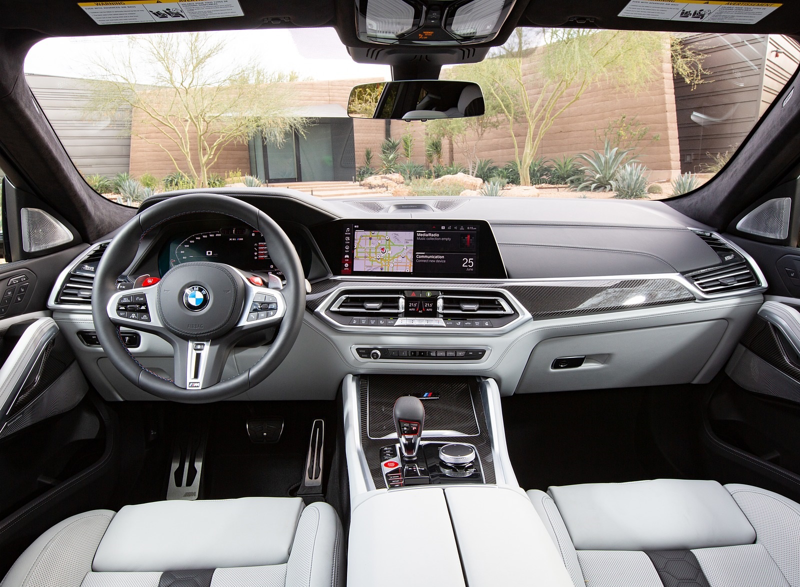 2020 BMW X6 M Competition (Color: Ametrine Metallic; US-Spec) Interior Wallpapers #126 of 206