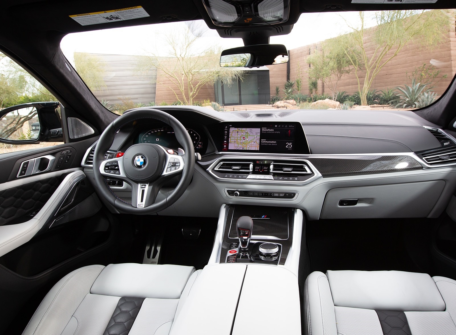 2020 BMW X6 M Competition (Color: Ametrine Metallic; US-Spec) Interior Wallpapers #127 of 206