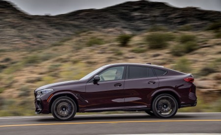 2020 BMW X6 M Competition (Color: Ametrine Metallic; US-Spec) Side Wallpapers 450x275 (51)