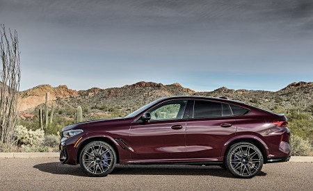 2020 BMW X6 M Competition (Color: Ametrine Metallic; US-Spec) Side Wallpapers 450x275 (79)