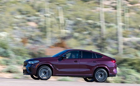 2020 BMW X6 M Competition (Color: Ametrine Metallic; US-Spec) Side Wallpapers 450x275 (68)