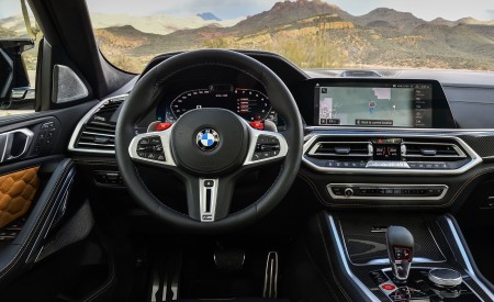 2020 BMW X6 M Competition (Color: Mineral White Metallic; US-Spec) Interior Wallpapers 450x275 (200)