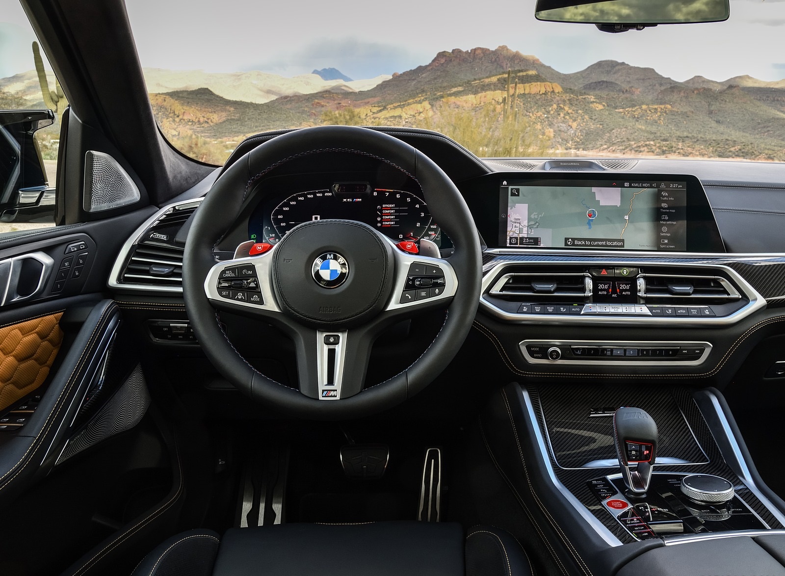 2020 BMW X6 M Competition (Color: Mineral White Metallic; US-Spec) Interior Wallpapers #200 of 206
