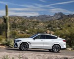 2020 BMW X6 M Competition (Color: Mineral White Metallic; US-Spec) Side Wallpapers 150x120
