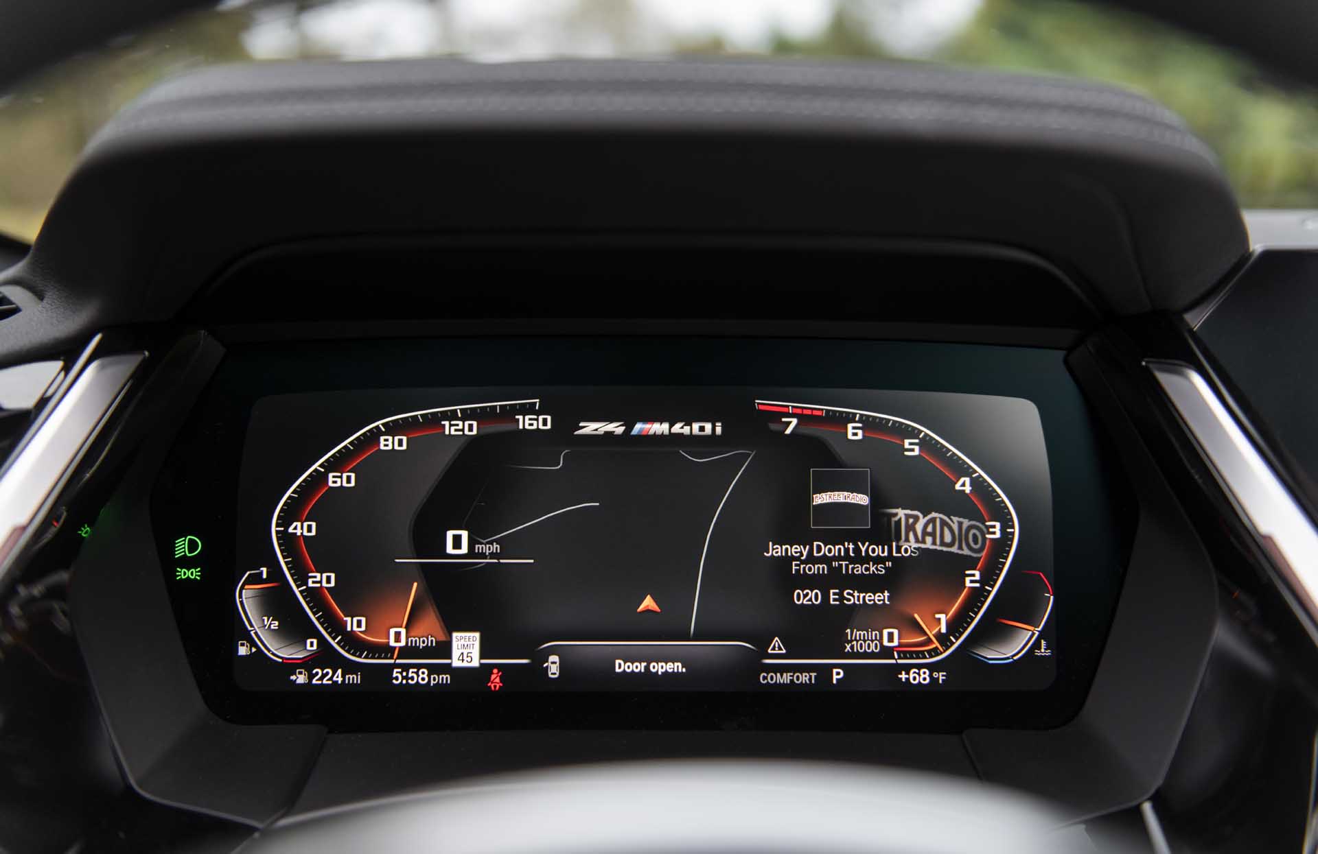 2020 BMW Z4 M40i Roadster (Color: Misano Blue Metallic) Instrument Cluster Wallpapers #37 of 41