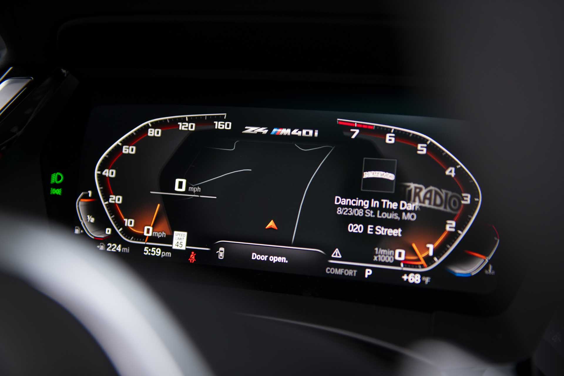 2020 BMW Z4 M40i Roadster (Color: Misano Blue Metallic) Instrument Cluster Wallpapers #36 of 41