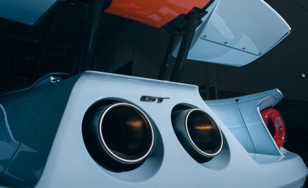 2020 Ford GT Gulf Racing Heritage Edition Exhaust Wallpapers 450x275 (16)