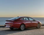 2020 Hyundai Sonata Hybrid Rear Three-Quarter Wallpapers 150x120