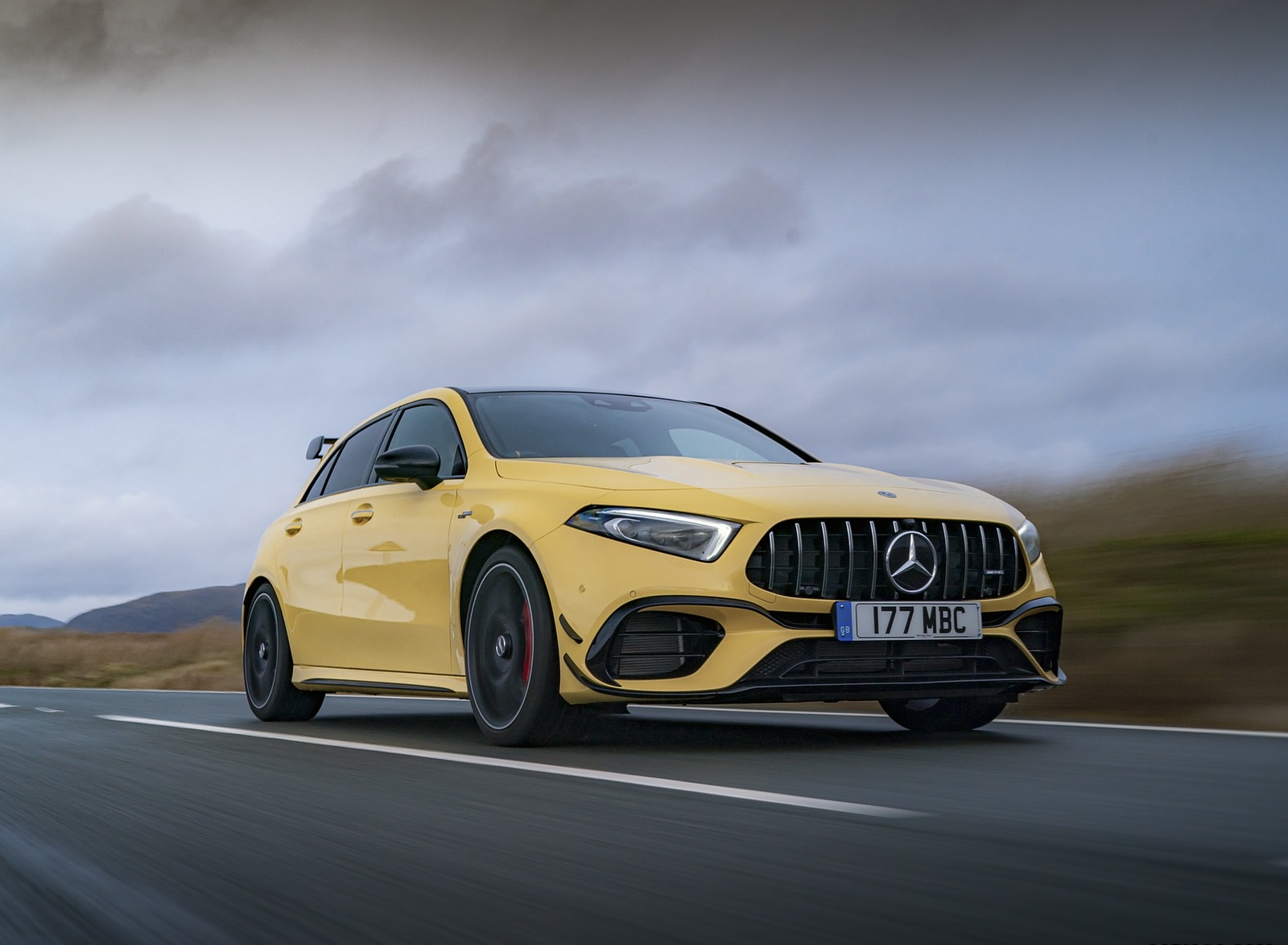 2020 Mercedes-AMG A 45 S (UK-Spec) Front Three-Quarter Wallpapers #1 of 75