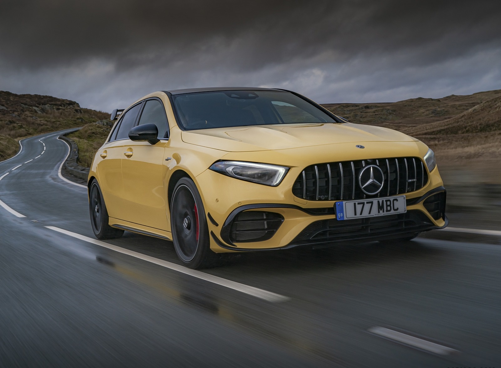 2020 Mercedes-AMG A 45 S (UK-Spec) Front Three-Quarter Wallpapers #21 of 75