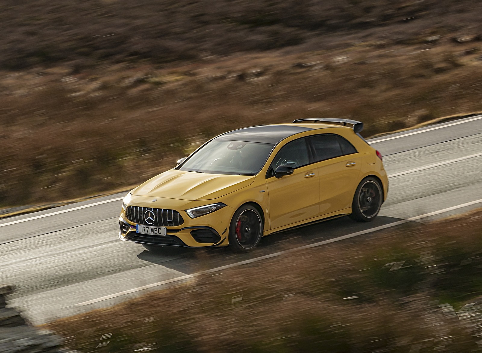 2020 Mercedes-AMG A 45 S (UK-Spec) Front Three-Quarter Wallpapers #32 of 75