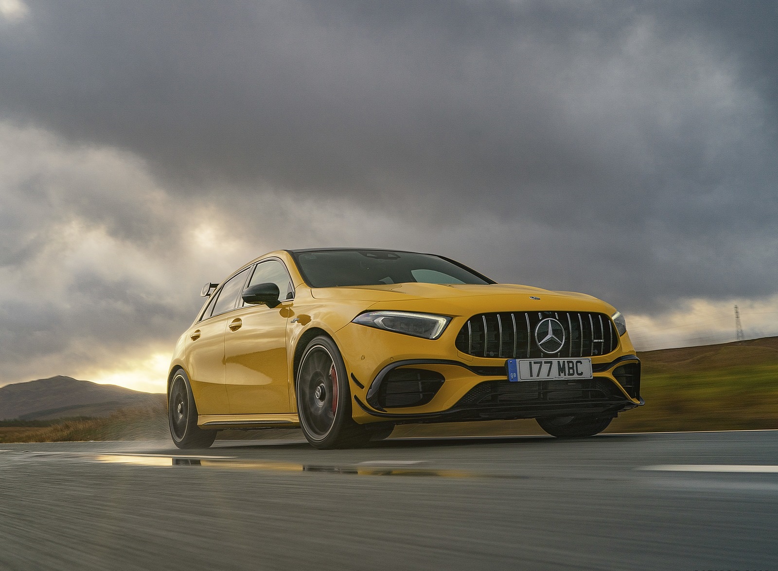 2020 Mercedes-AMG A 45 S (UK-Spec) Front Three-Quarter Wallpapers #14 of 75