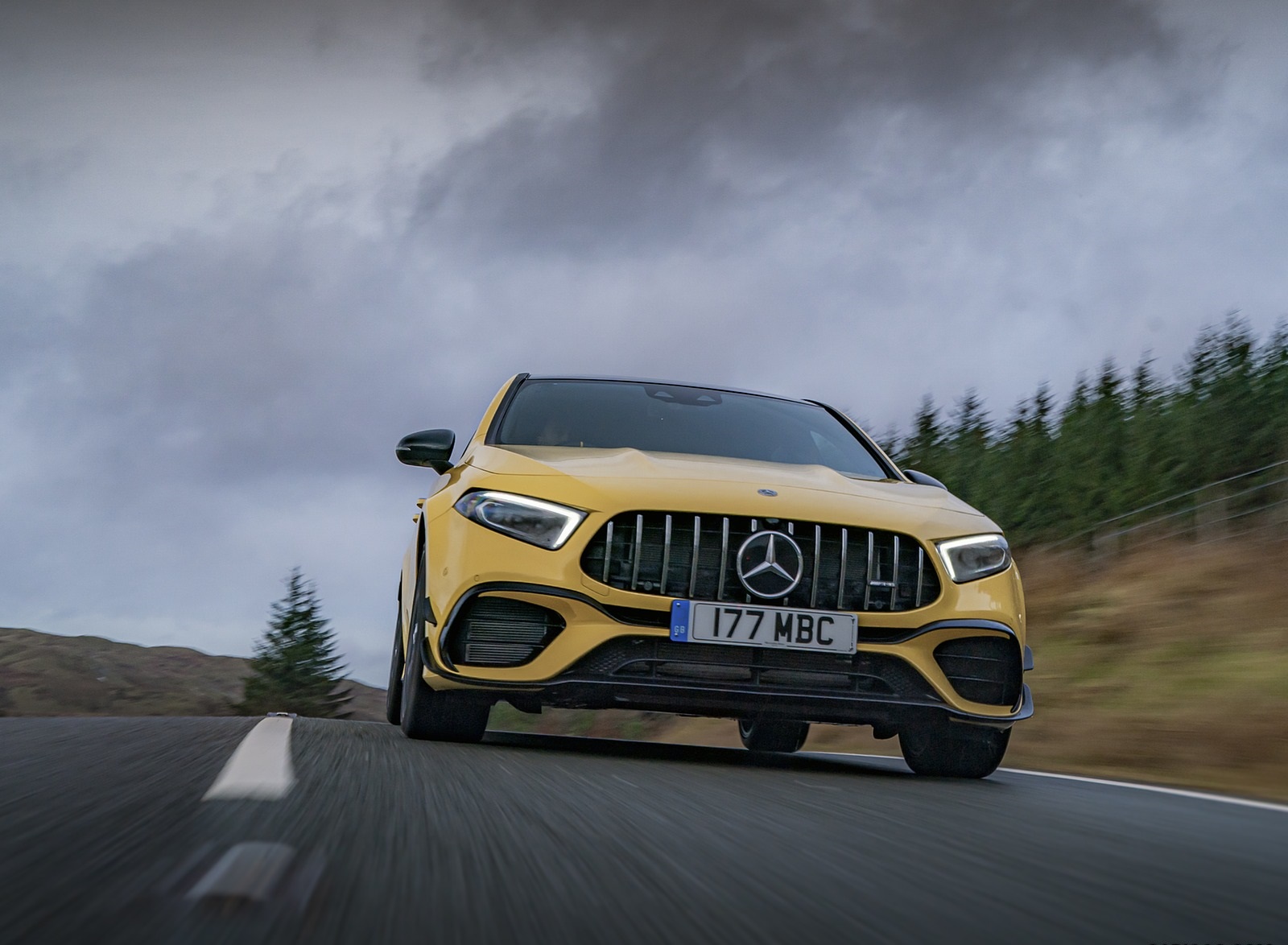 2020 Mercedes-AMG A 45 S (UK-Spec) Front Wallpapers #16 of 75