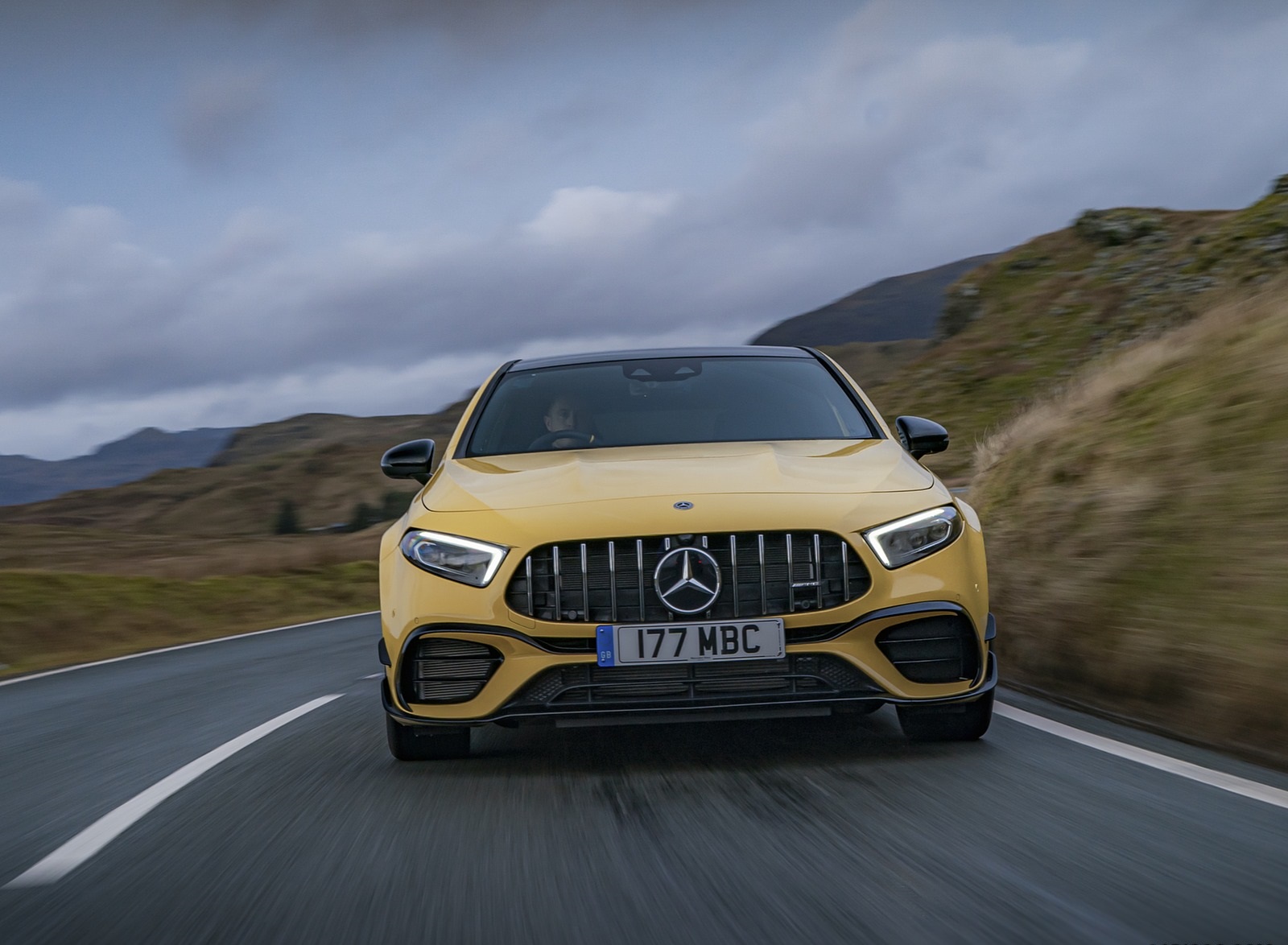 2020 Mercedes-AMG A 45 S (UK-Spec) Front Wallpapers #17 of 75