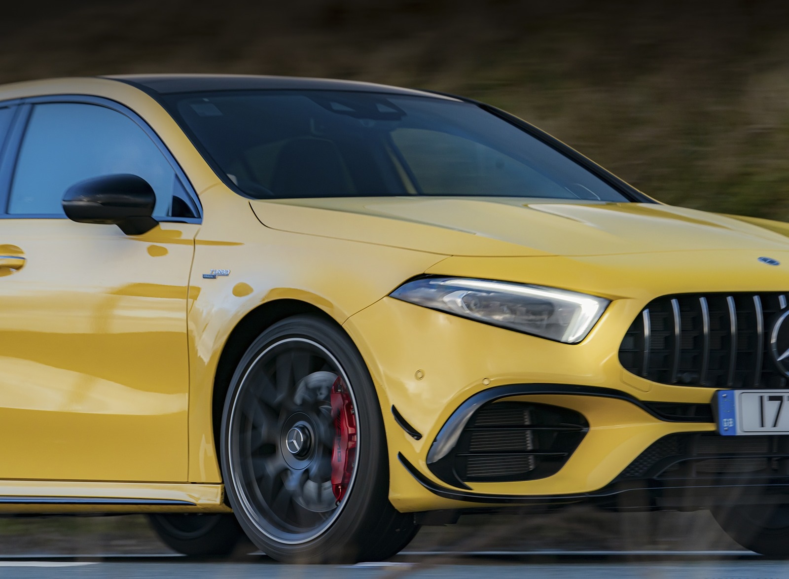 2020 Mercedes-AMG A 45 S (UK-Spec) Headlight Wallpapers #56 of 75