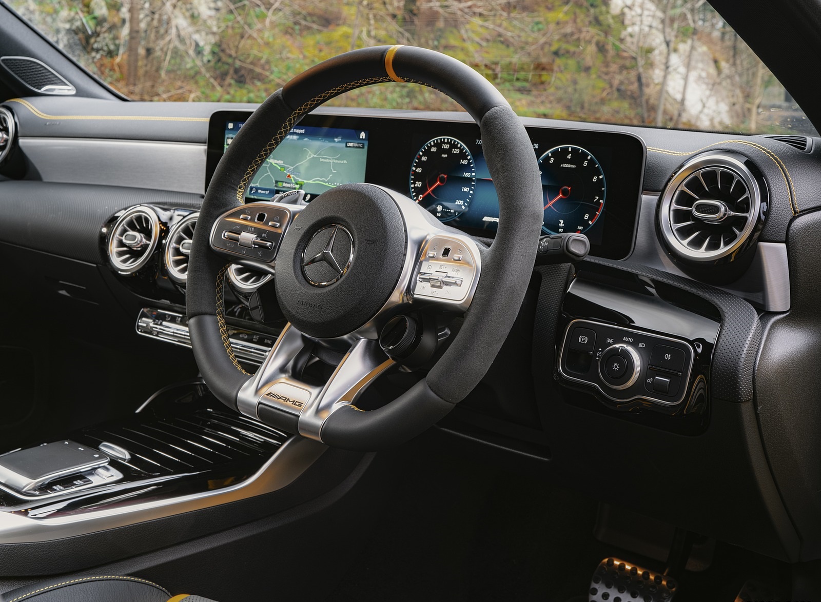 2020 Mercedes-AMG A 45 S (UK-Spec) Interior Wallpapers #74 of 75