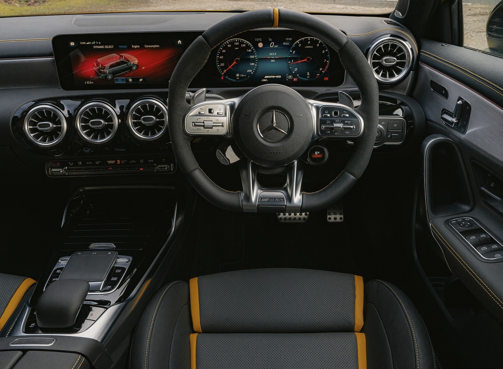 2020 Mercedes-AMG A 45 S (UK-Spec) Interior Wallpapers #73 of 75