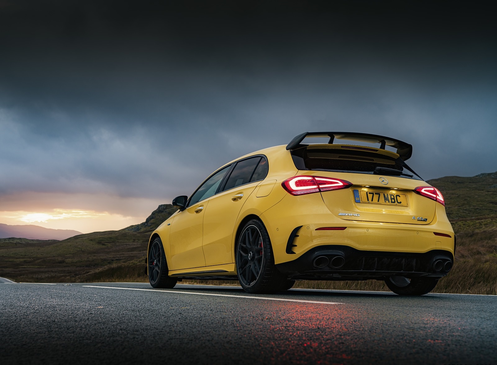 2020 Mercedes-AMG A 45 S (UK-Spec) Rear Three-Quarter Wallpapers #45 of 75