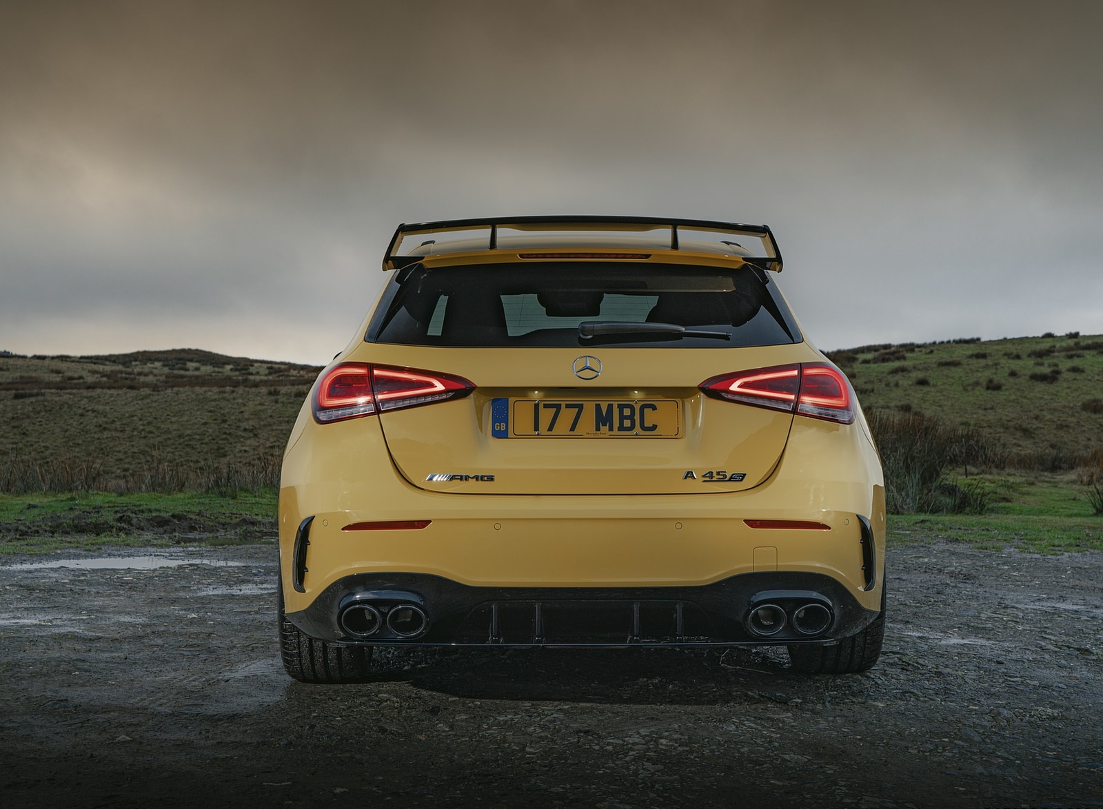 2020 Mercedes-AMG A 45 S (UK-Spec) Rear Wallpapers #51 of 75