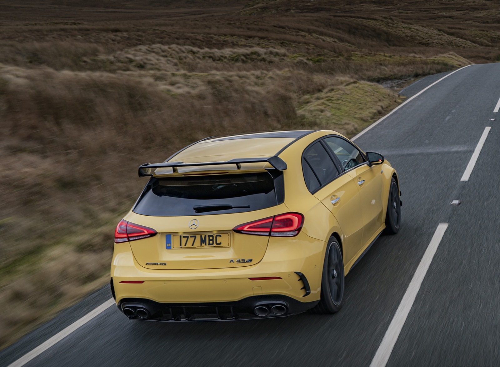 2020 Mercedes-AMG A 45 S (UK-Spec) Rear Wallpapers #39 of 75