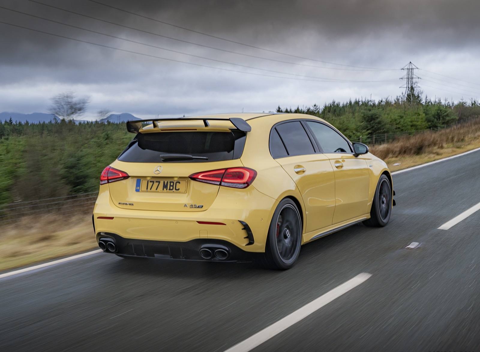2020 Mercedes-AMG A 45 S (UK-Spec) Rear Wallpapers #28 of 75