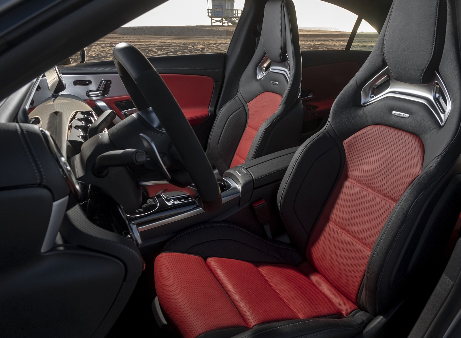 2020 Mercedes-AMG CLA 45 (US-Spec) Interior Front Seats Wallpapers #59 of 73