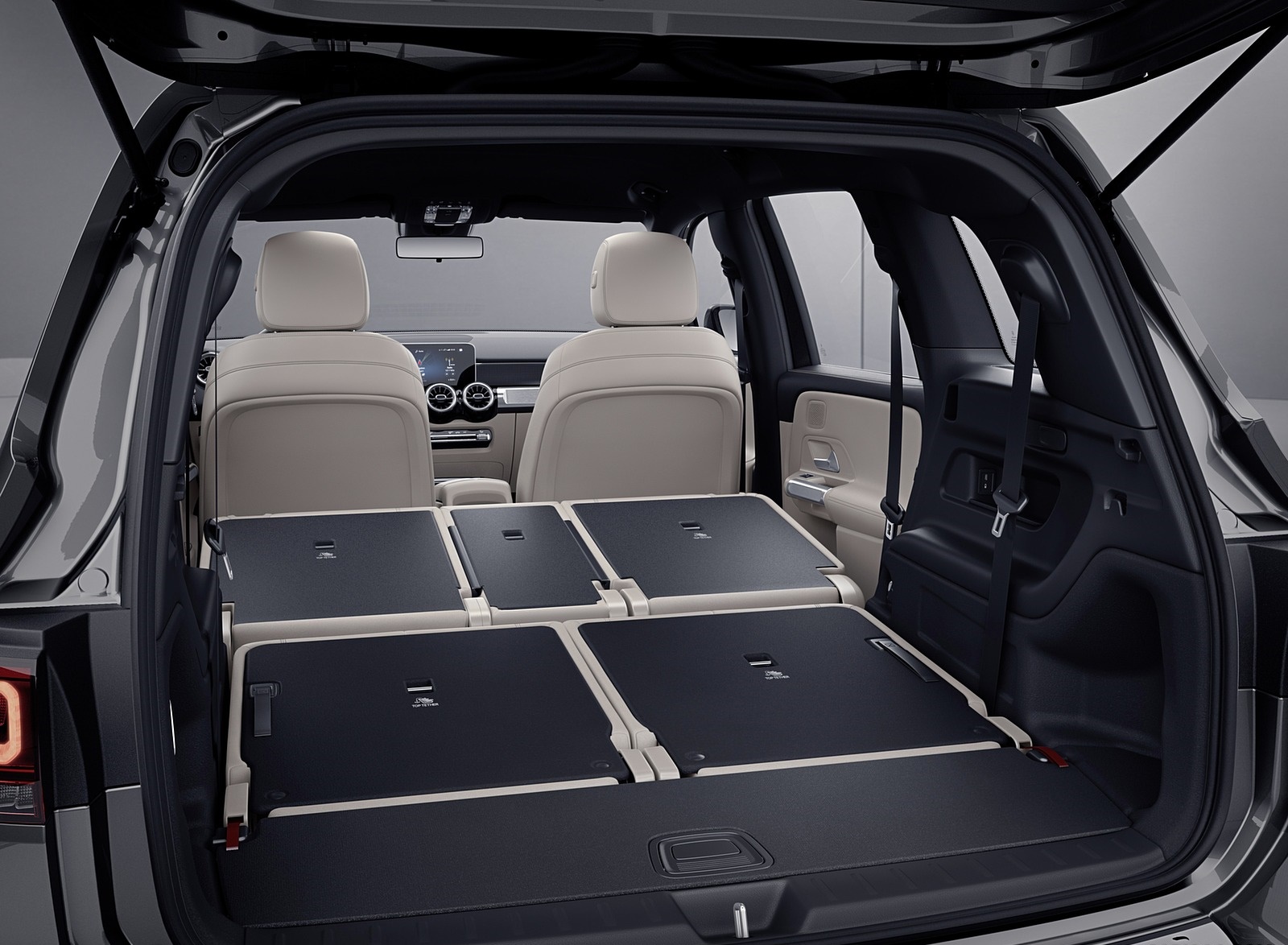 2020 Mercedes-Benz GLB Load compartment open rear seats fully folded 3rd seat row fully folded Wallpapers #116 of 129