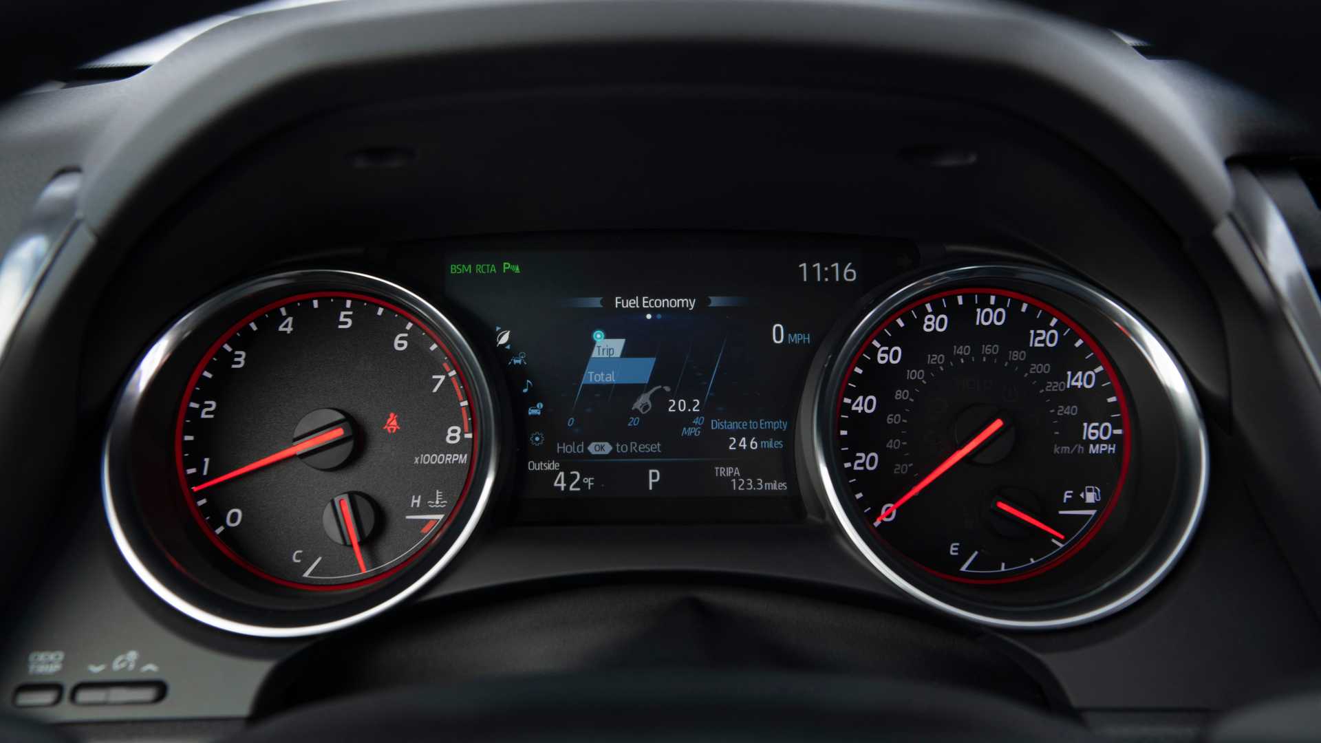 2020 Toyota Camry XSE AWD Instrument Cluster Wallpapers #82 of 86