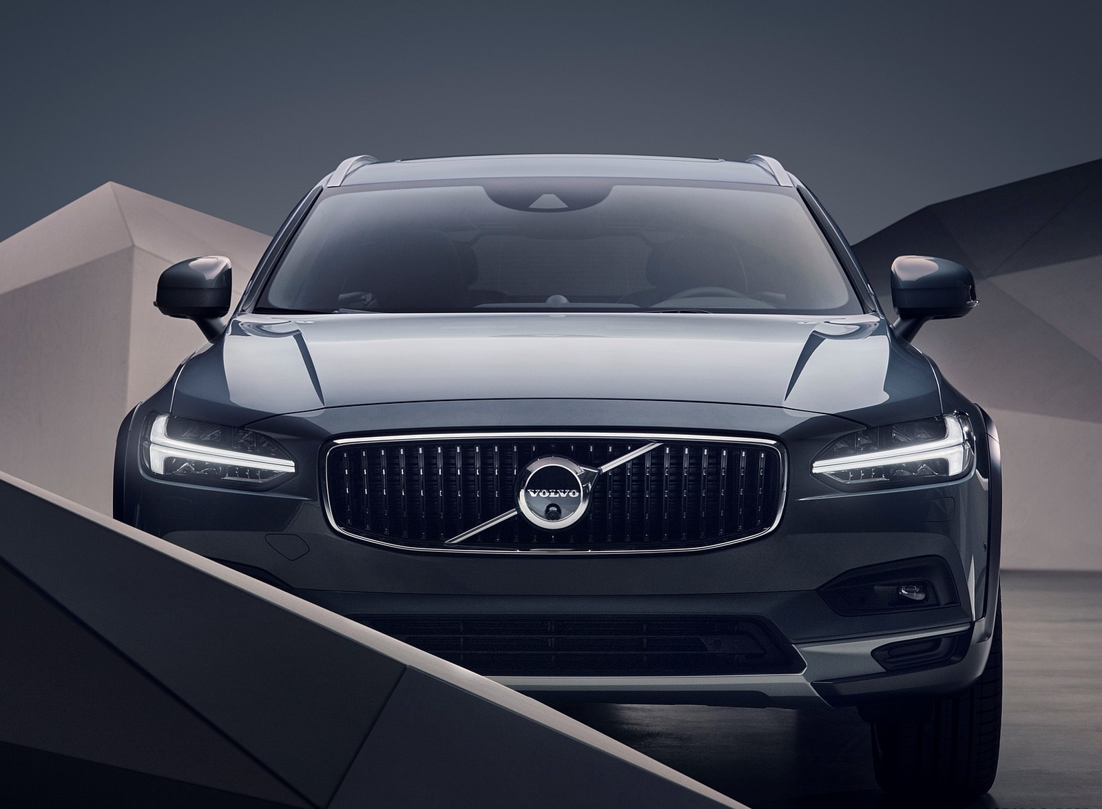 2020 Volvo S90 Recharge T8 plug-in hybrid (Color: Platinum Grey) Front Wallpapers (9)