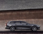 2020 Volvo V90 Recharge T8 plug-in hybrid (Color: Platinum Grey) Side Wallpapers 150x120