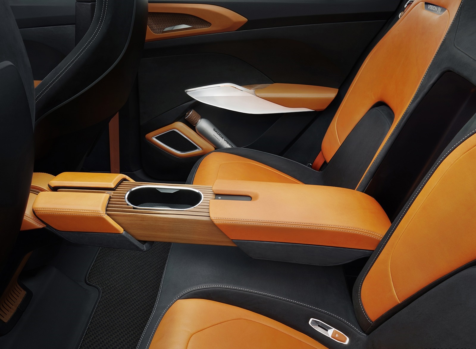 2020 Škoda Vision IN Interior Rear Seats Wallpapers (10)