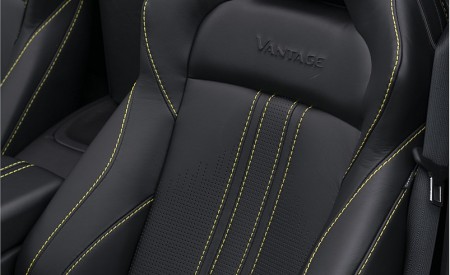 2021 Aston Martin Vantage Roadster (Color: Yellow Tang) Interior Seats Wallpapers  450x275 (69)