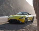 2021 Aston Martin Vantage Roadster (Color: Yellow Tang; US-Spec) Front Three-Quarter Wallpapers 150x120