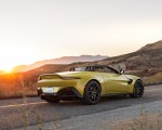 2021 Aston Martin Vantage Roadster (Color: Yellow Tang; US-Spec) Rear Three-Quarter Wallpapers 150x120