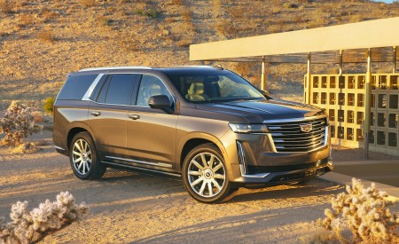 2021 Cadillac Escalade Front Three-Quarter Wallpapers 450x275 (8)