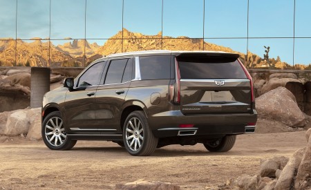 2021 Cadillac Escalade Rear Three-Quarter Wallpapers 450x275 (11)