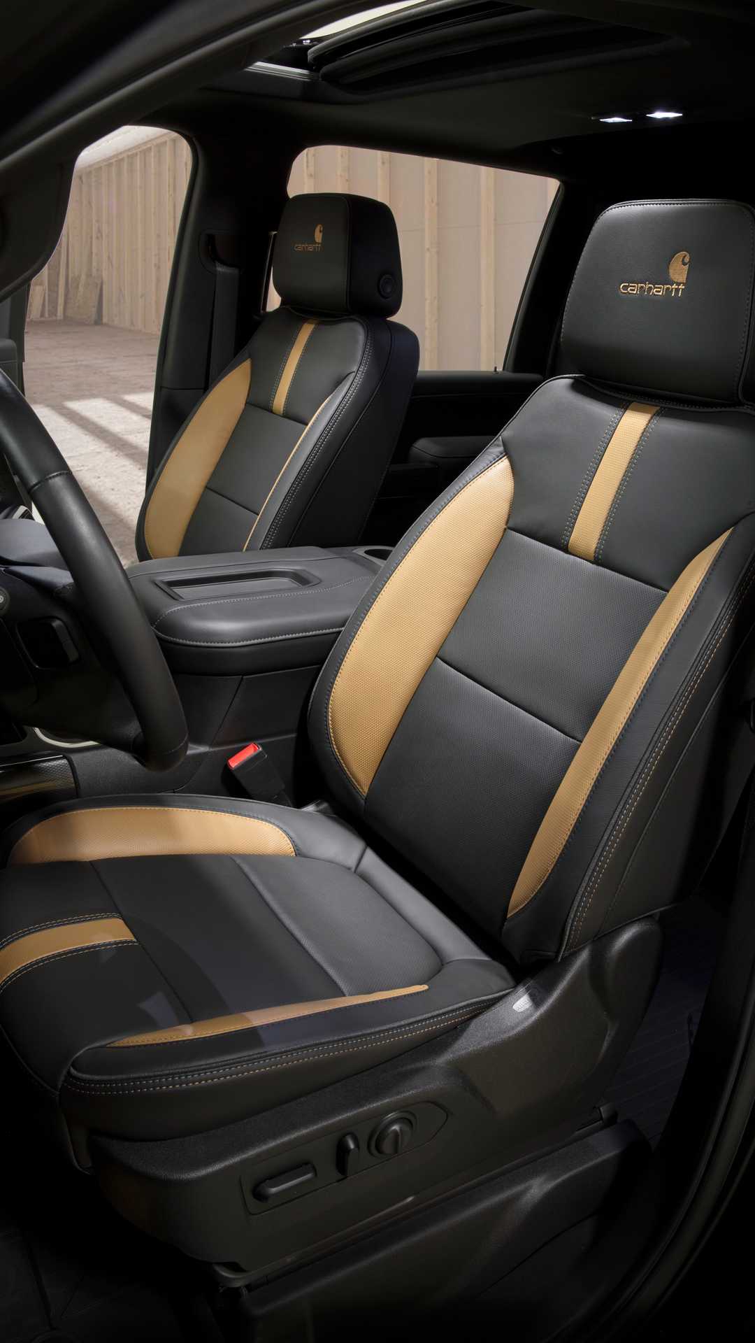 2021 Chevrolet Silverado HD Carhartt Special Edition Interior Front Seats Wallpapers #9 of 10