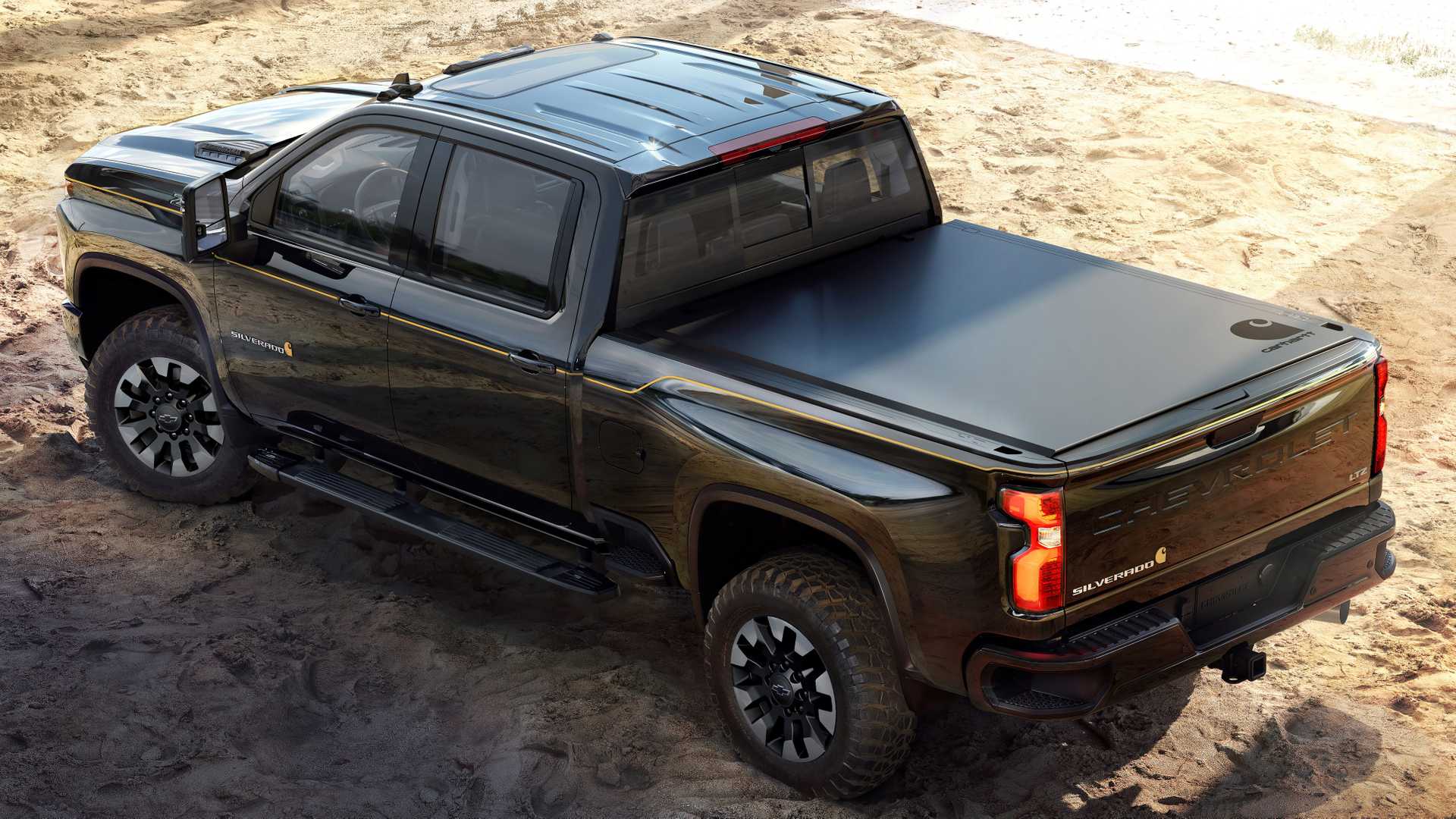 2021 Chevrolet Silverado HD Carhartt Special Edition Rear Three-Quarter Wallpapers (2)