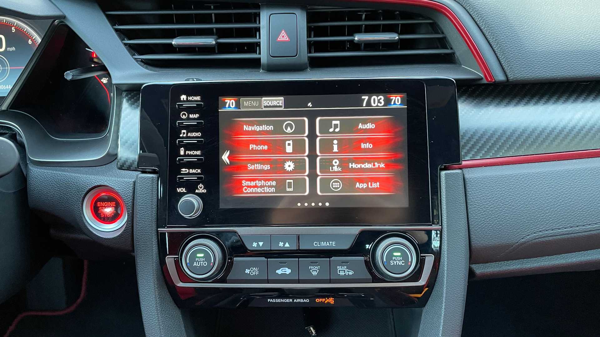 2021 Honda Civic Type R Limited Edition Central Console Wallpapers #72 of 92
