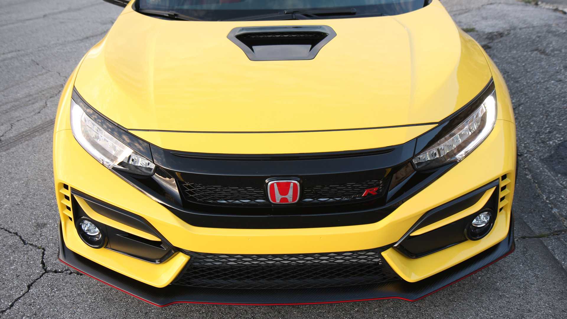 2021 Honda Civic Type R Limited Edition (Color: Sunlight Yellow) Front Bumper Wallpapers #46 of 92