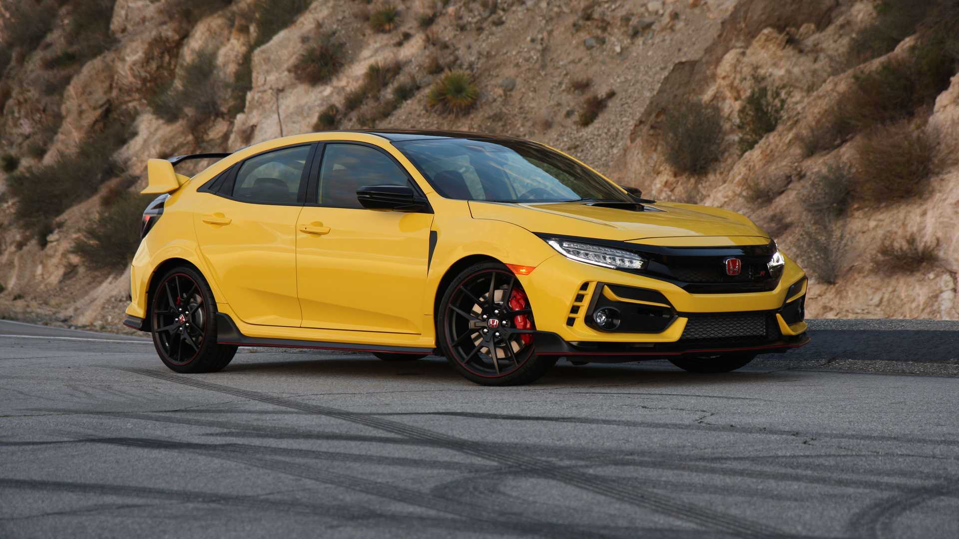2021 Honda Civic Type R Limited Edition (Color: Sunlight Yellow) Front Three-Quarter Wallpapers #43 of 92
