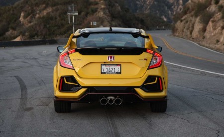 2021 Honda Civic Type R Limited Edition (Color: Sunlight Yellow) Rear Wallpapers 450x275 (41)