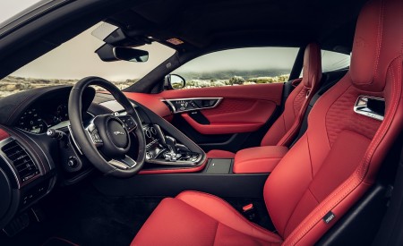 2021 Jaguar F-TYPE P300 Coupe RWD (Color: Eiger Grey) Interior Front Seats Wallpapers 450x275 (19)
