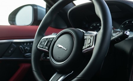 2021 Jaguar F-TYPE P300 Coupe RWD (Color: Eiger Grey) Interior Steering Wheel Wallpapers 450x275 (21)