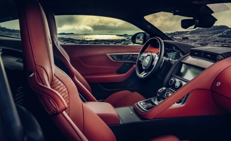 2021 Jaguar F-TYPE P300 Coupe RWD (Color: Eiger Grey) Interior Wallpapers 450x275 (17)