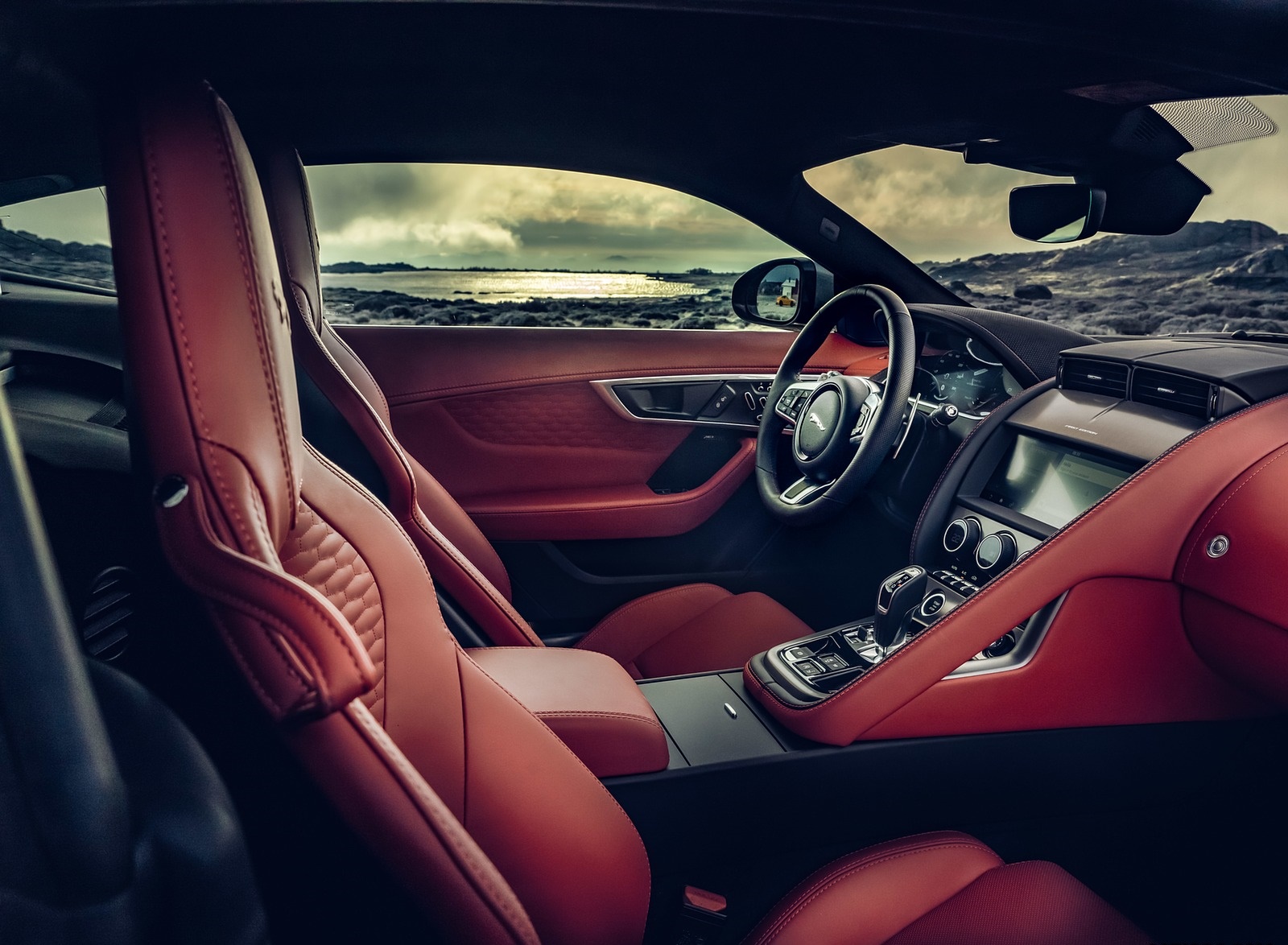 2021 Jaguar F-TYPE P300 Coupe RWD (Color: Eiger Grey) Interior Wallpapers #17 of 28