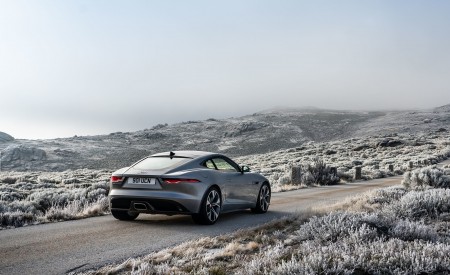 2021 Jaguar F-TYPE P300 Coupe RWD (Color: Eiger Grey) Rear Three-Quarter Wallpapers 450x275 (14)