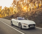 2021 Jaguar F-TYPE R-Dynamic P450 Convertible RWD (Color: Fuji White) Front Three-Quarter Wallpapers 150x120